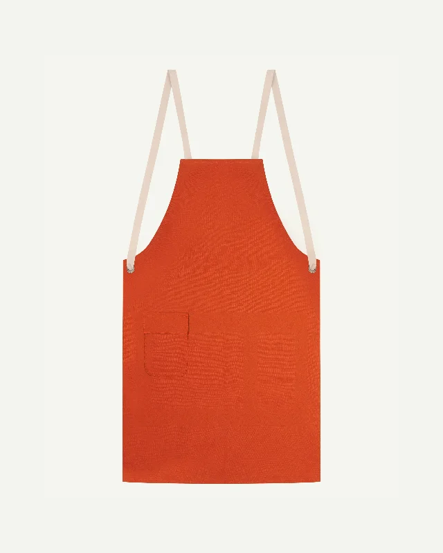 #9001 canvas tie-back apron - gold