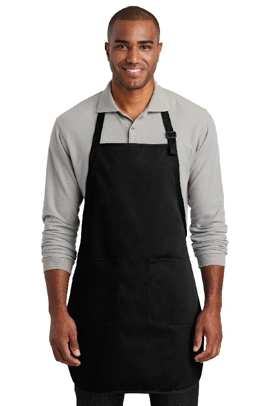 Port Authority Full-Length Two-Pocket Bib Apron. A600