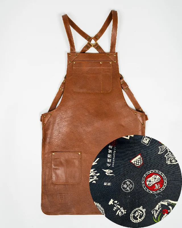 Light Brown Leather Apron - Japanese Mythology