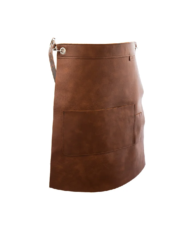 Heritage Brown Leather Waist Apron, Wenlock