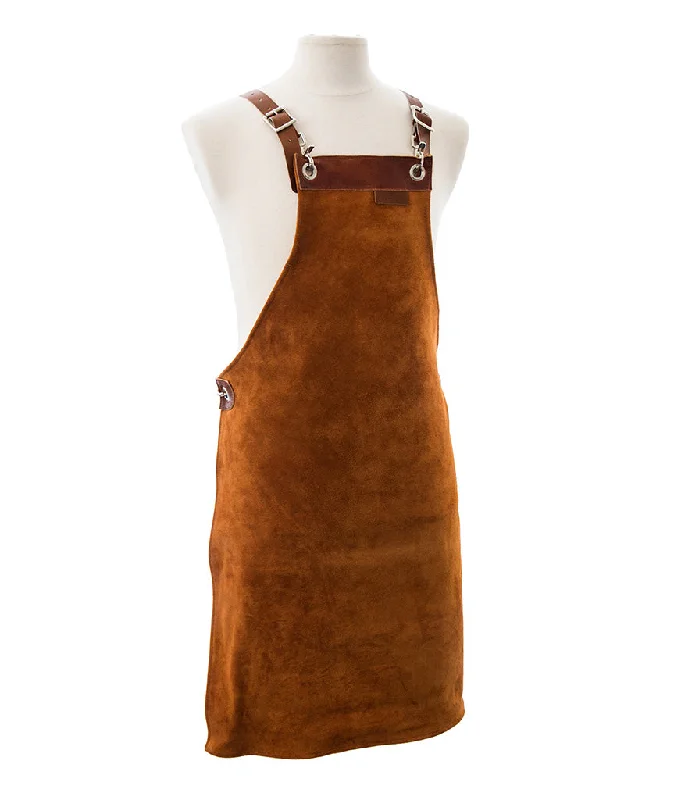 Heritage Suede Leather Full Length Apron