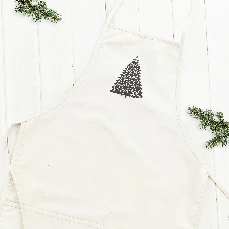 Joy Christmas Tree - Women's Apron