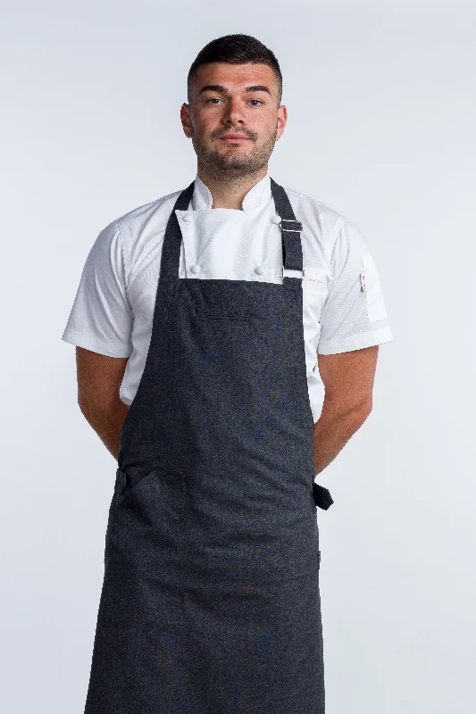 Press Strapless charcoal grey Chef Apron