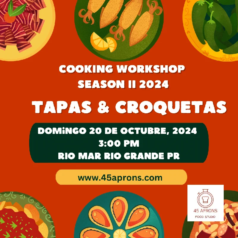 Tapas & Croquetas - 10/20/24 - 3:00 PM