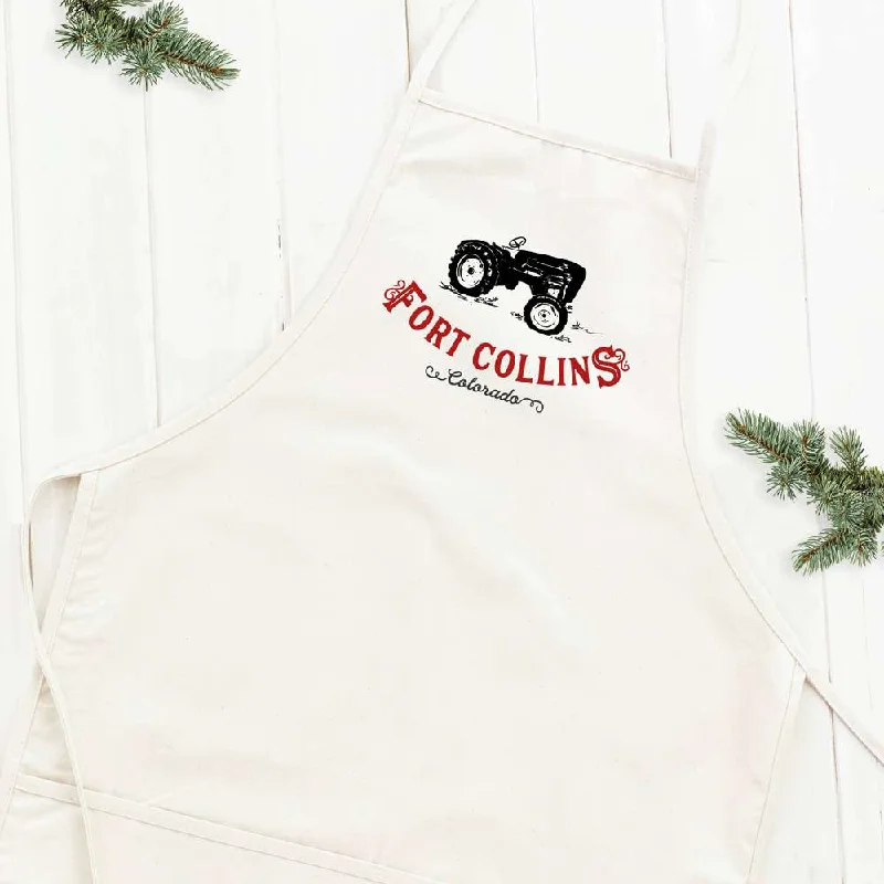 Vintage Icon (Tractor) City/State - Women's Apron