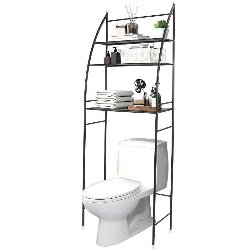 3 Tier Bathroom Over the Toilet Storage Shelf Space Saver