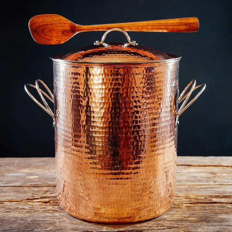 Hammered Copper Stock Pots