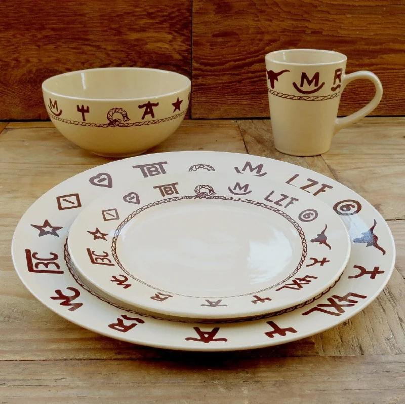 Branded Western Dishes - Individual Sets