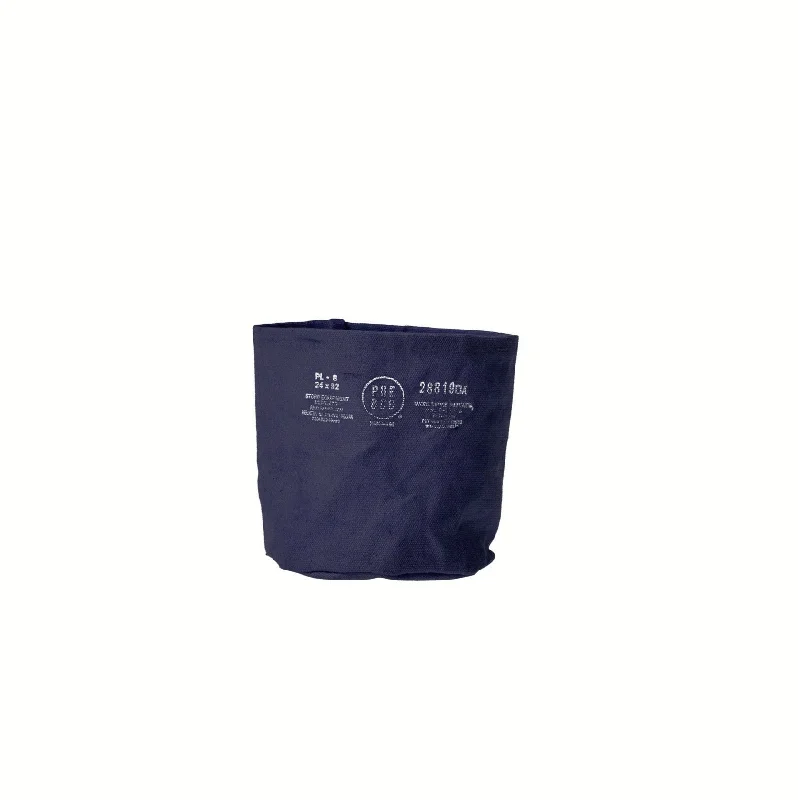 Canvas Pot Cover Small in Navy Blue