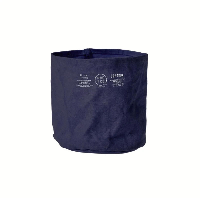 Canvas Pot Cover Medium in Navy Blue