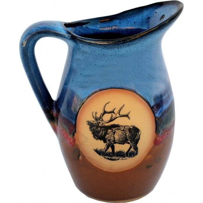 Elk Decor 2 Quart Stoneware Pitcher