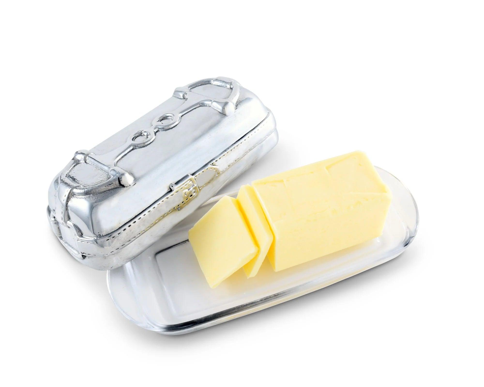 Equestrian Butter Dish