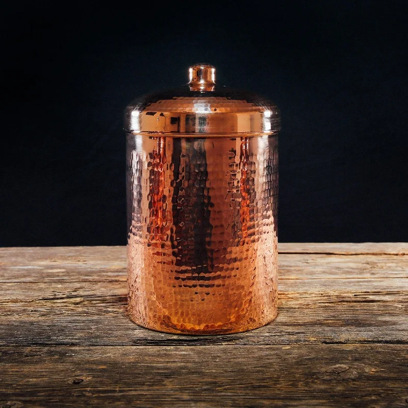 Hammered Copper Composting Bins