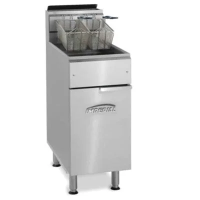 Imperial Range 40 lb Tube Fired Floor Fryer - 105,000 BTU