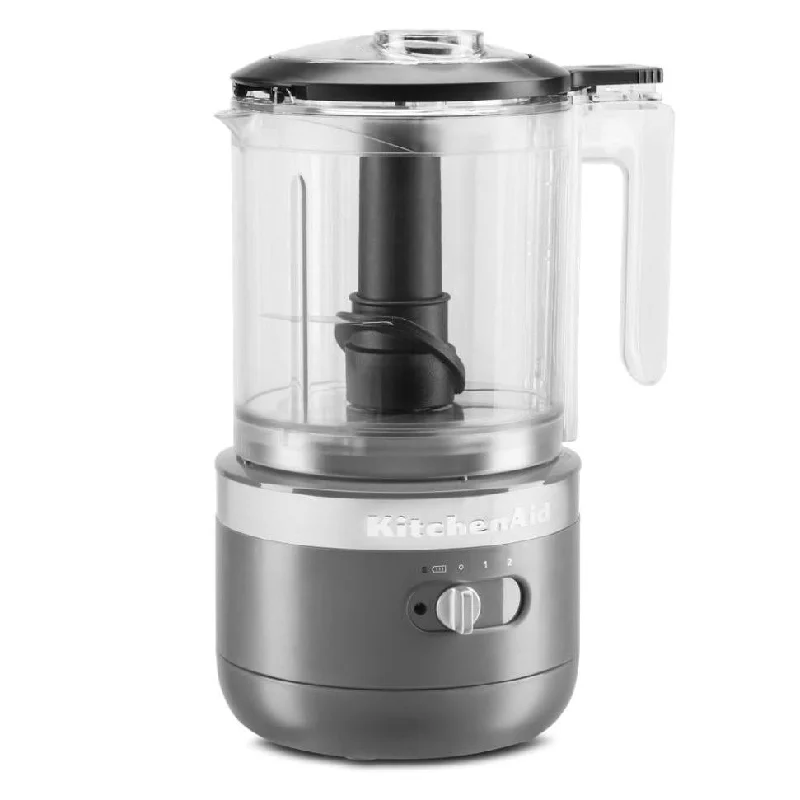 KitchenAid 5 Cup Cordless Food Chopper, Charcoal Grey