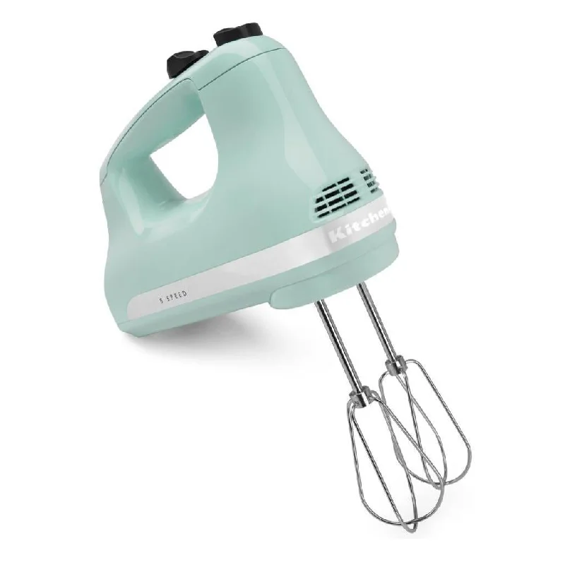 KitchenAid Hand Mixer, 5 Speed, Ice Blue