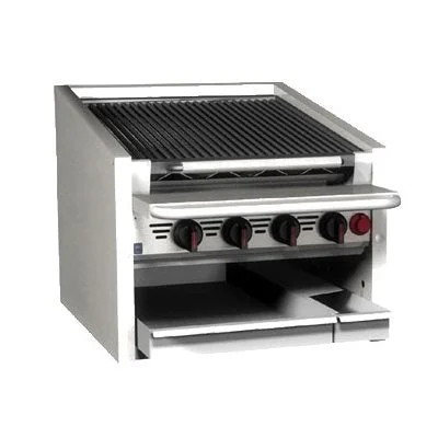 Magikitch'n 36" Countertop Radiant Charbroiler w/ Scround Grid Natural Gas