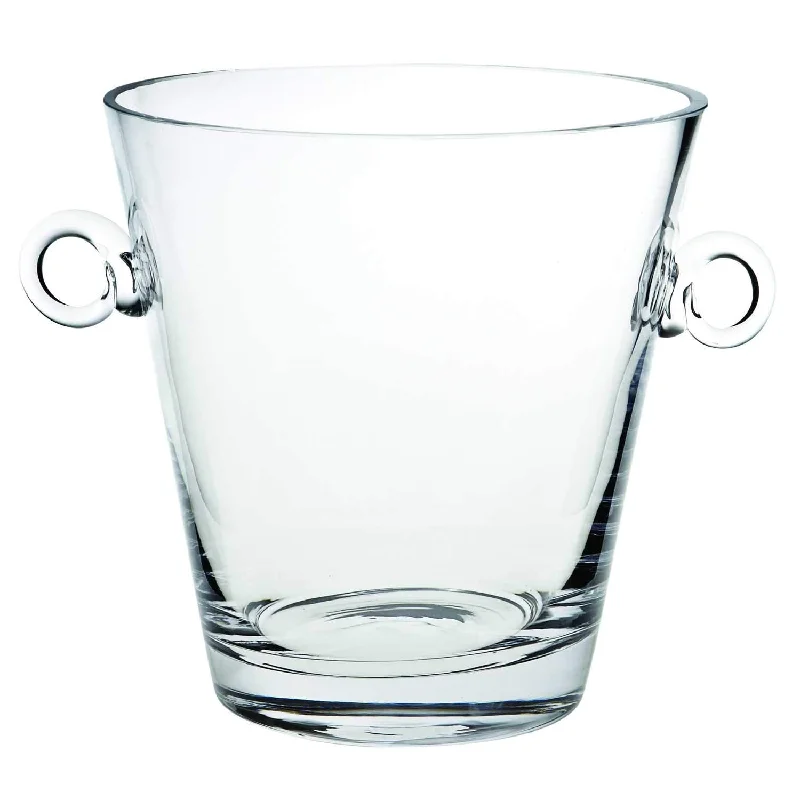 Mouth Blown European Crystal Ice Bucket or Cooler