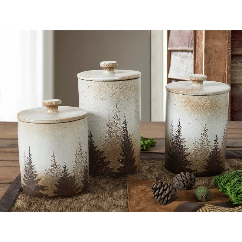 Mystic Pines 3PC Canisters Set