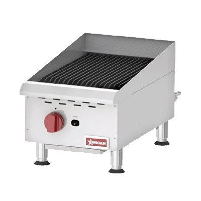 Nella Countertop 15" Radiant Charbroiler with 1 Burner, 40,000 BTU Natural Gas