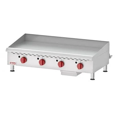 Nella Countertop 48" Griddle with Thermostatic Controls & 4 Burners, 120,000 BTU Natural Gas