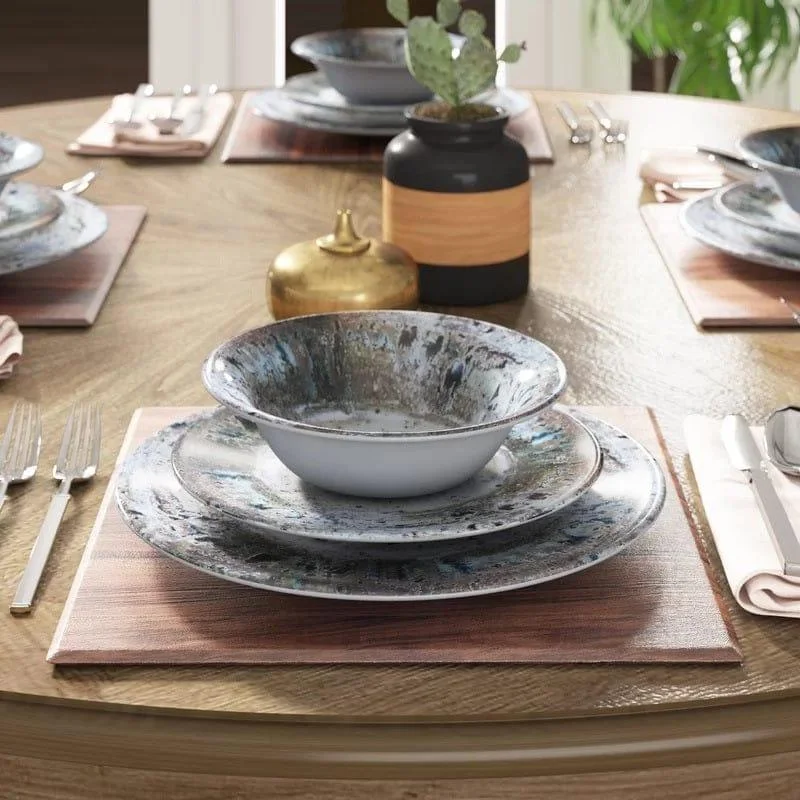 Neutral Stone Heavy Weight Melamine Dishes