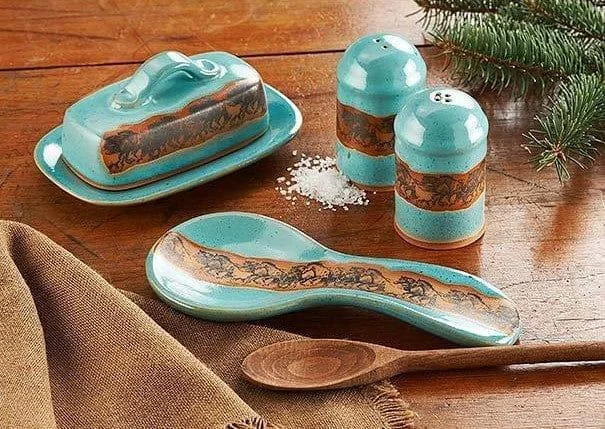 Open Range Horses Kitchen Essentials - Turquoise