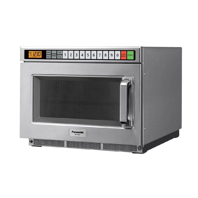 Panasonic Pro Compact Microwave 0.6 Cu Ft, Heavy Volume with Touch Controls 1700W