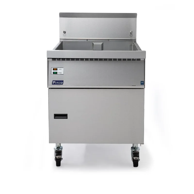 Pitco 57 - 87 lb Flat Bottom Floor Fryer Natural Gas 120,000 BTU