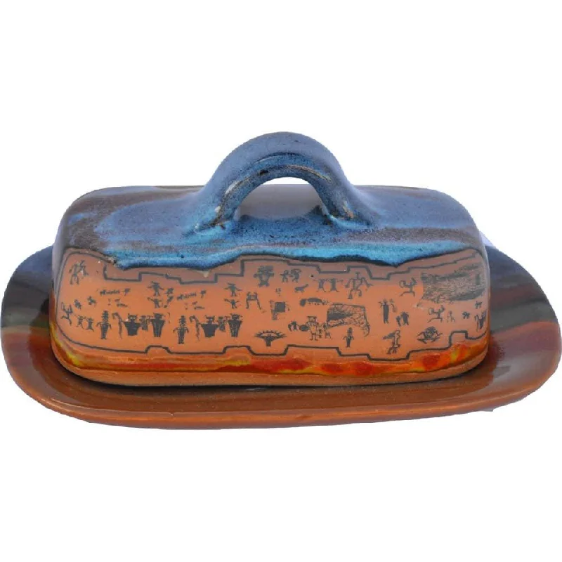 Pueblo Ruins Butter Dish