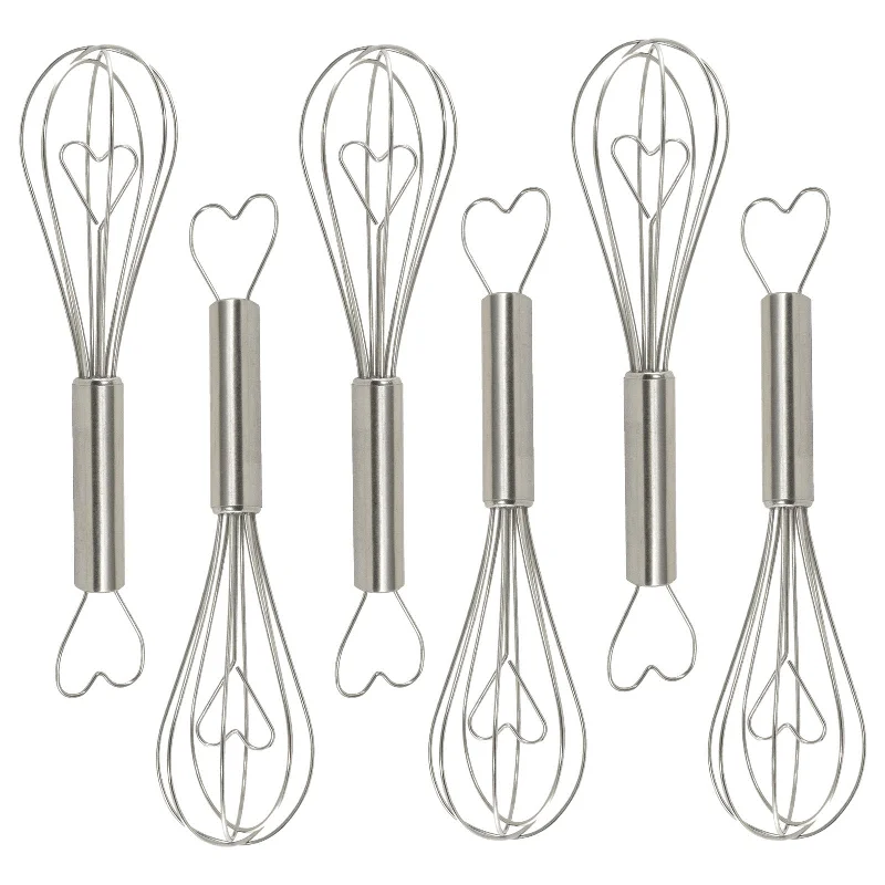 R&M International Heart Whisk, Pack of 6