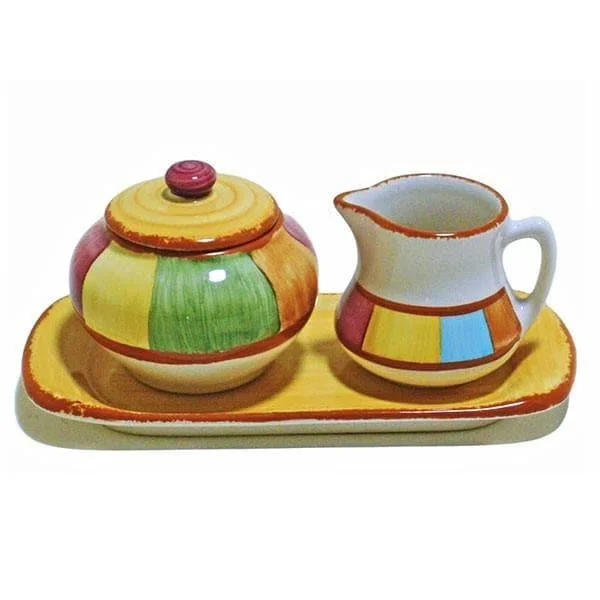 Southwestern Serape Creamer & Sugar Pot Set