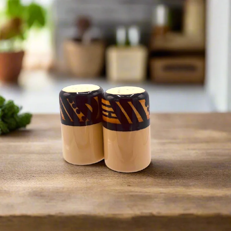 Tapa Salt and Pepper Shakers