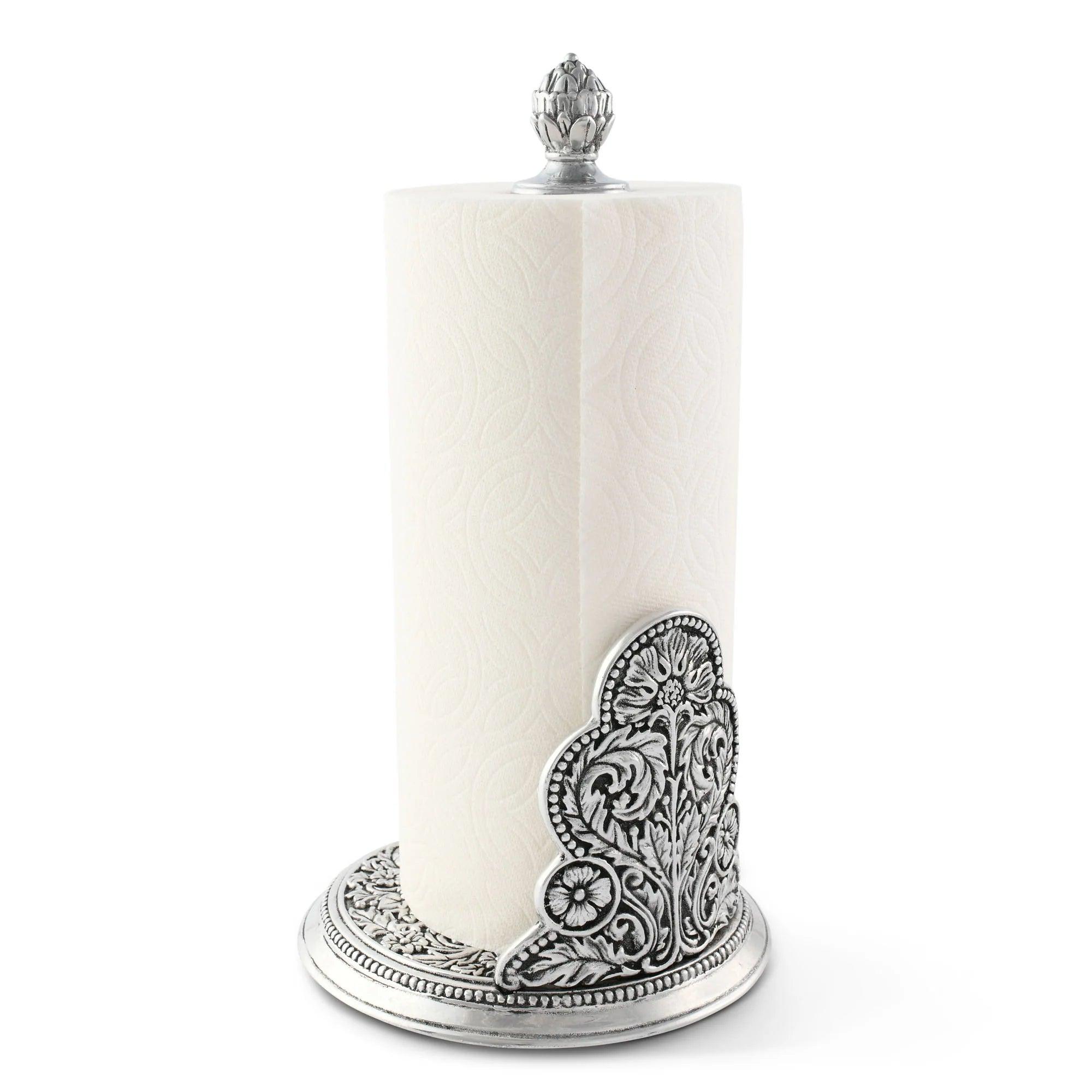 Western Floral Design Paper Towel Holder