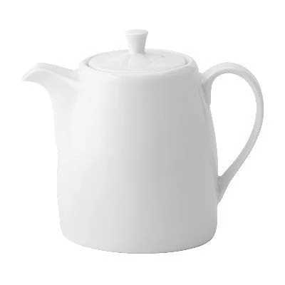 Anton Black 14 Oz Porcelain Teapot with Lid, 6 /Case