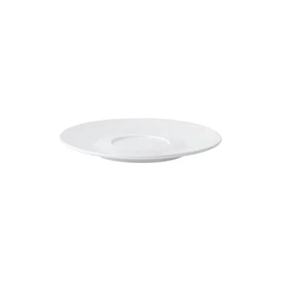 Anton Black 6" Saucer, White  6 /Case