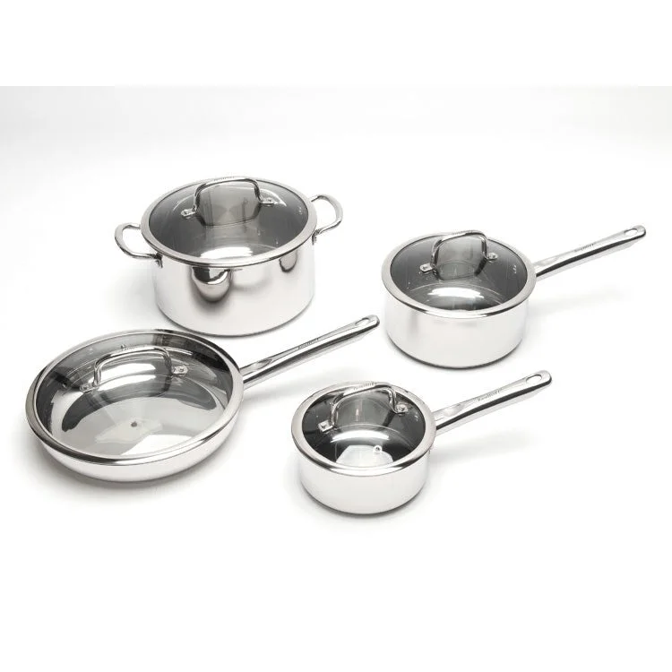 EarthChef Boreal Aluminum Non-Stick Cookware Eight-Piece Set