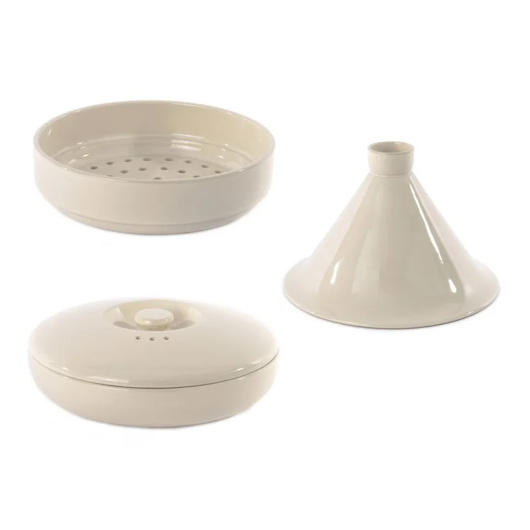 Ron Stoneware Tajine Cookware Three-Piece Set