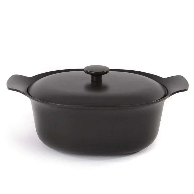 Ron 11" Cast Iron Covered Casserole 5.5-Quart