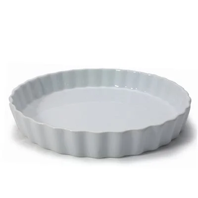 Bia Cordon Bleu 10" Round Quiche / Tart Dish, White