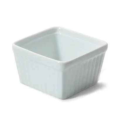 Bia Cordon Bleu 8 Oz Square Ramekin, White