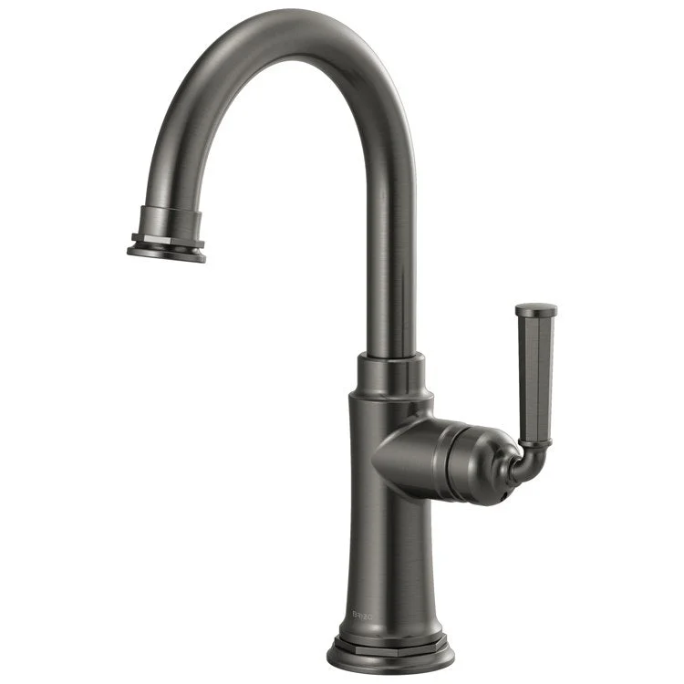 Bar Faucet Rook 1 Lever ADA Brilliance Luxe Steel 1.8 Gallons per Minute