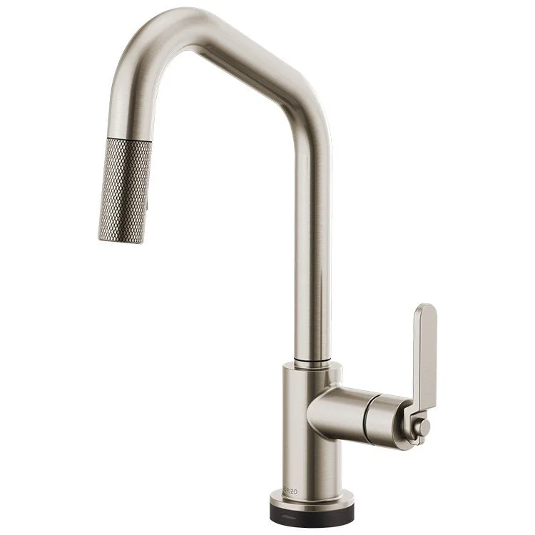 Litze Single Handle SmartTouch Pull Down Faucet with Angled Spout/Industrial Handle