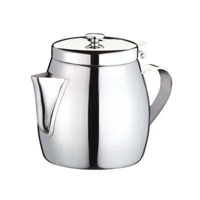 Browne 10 Oz Stackable Teapot, Stainless Steel