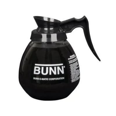 Bunn 1.9 Litre Glass Coffee Decanter, Black Handle