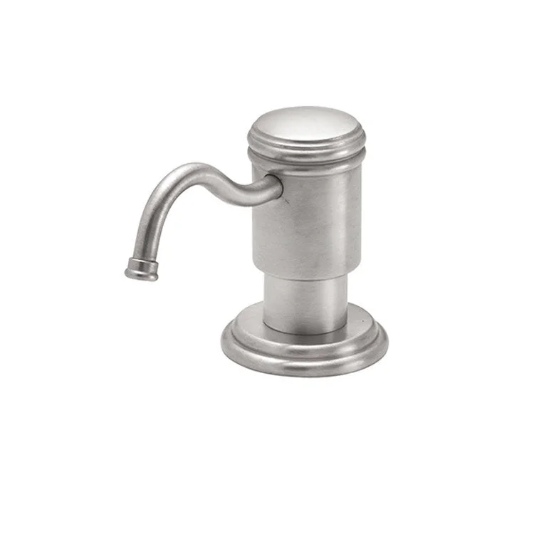 Soap Dispenser Davoli Polished Chrome Deck Mount Plastic Brass