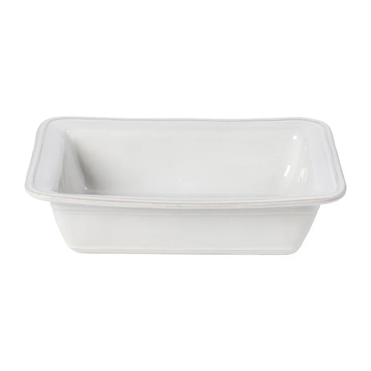 Fontana 12" Rectangular Baker - White