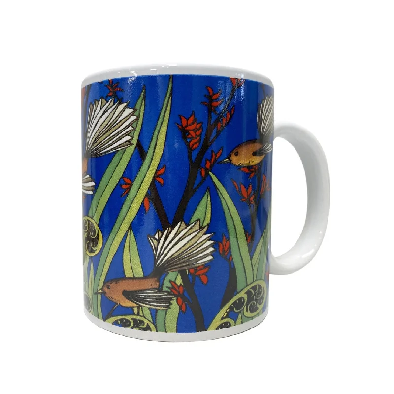 Ceramic Stoneware Mug - NZ Birds