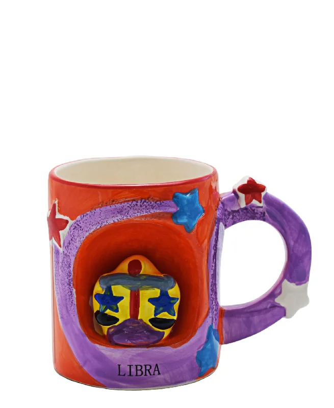 Kitchen Life Star Sign Libra Mug 300ML - Red