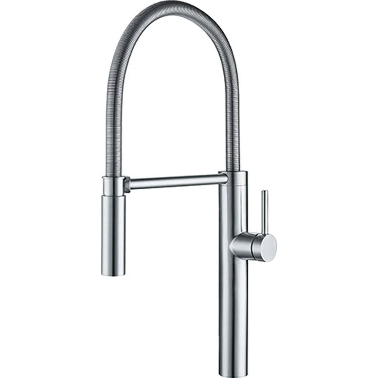 Kitchen Faucet Pescara Semi Pro XL 1 Lever Stainless Steel 1.75 Gallons per Minute